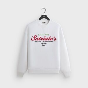 Kith for The Sopranos Satriale's Nelson Crewneck White Fleece Sweatshirt XL